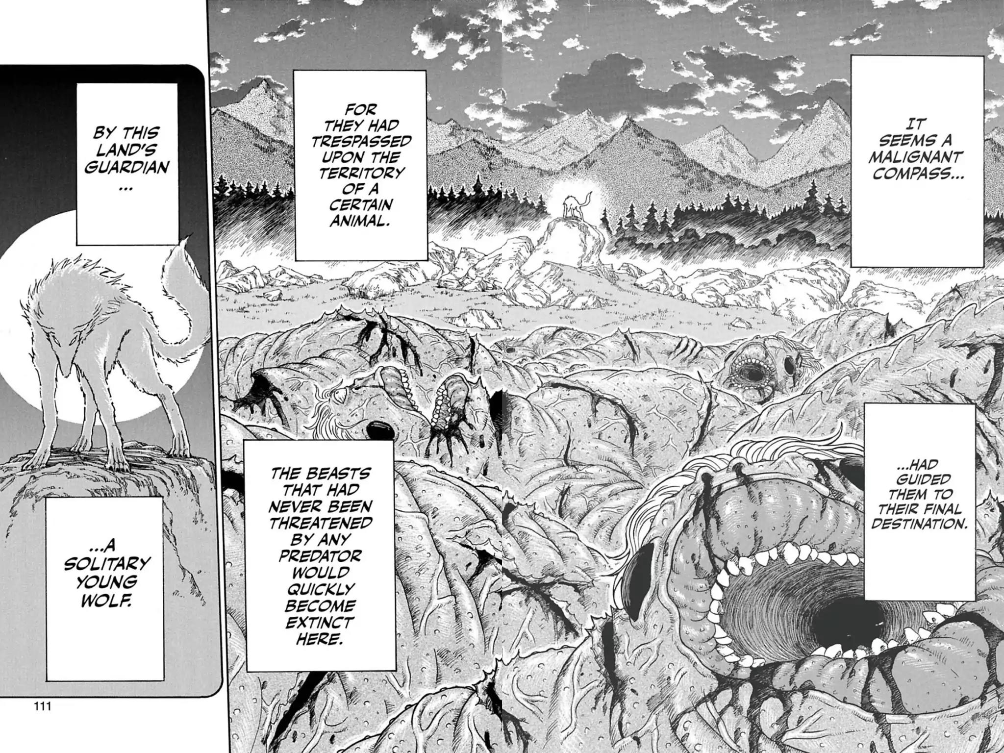 Toriko Chapter 22 page 4 - Chapter 22: Vol.3 Gourmet 22: The Battle Wolf!!