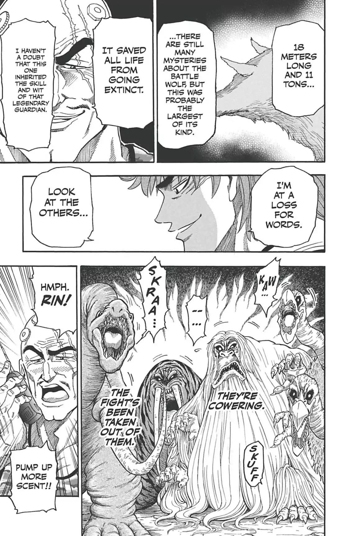 Toriko Chapter 22 page 7 - Chapter 22: Vol.3 Gourmet 22: The Battle Wolf!!