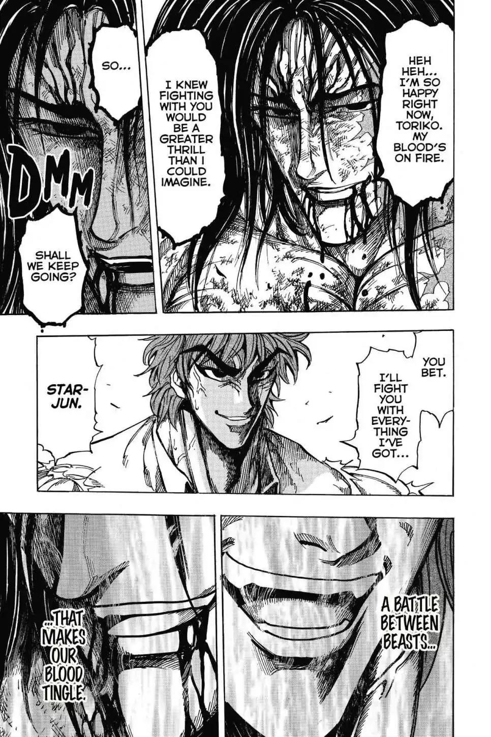 Toriko Chapter 220 page 17 - Chapter 220: Vol.25 Gourmet 220: Battle Between Beasts!!