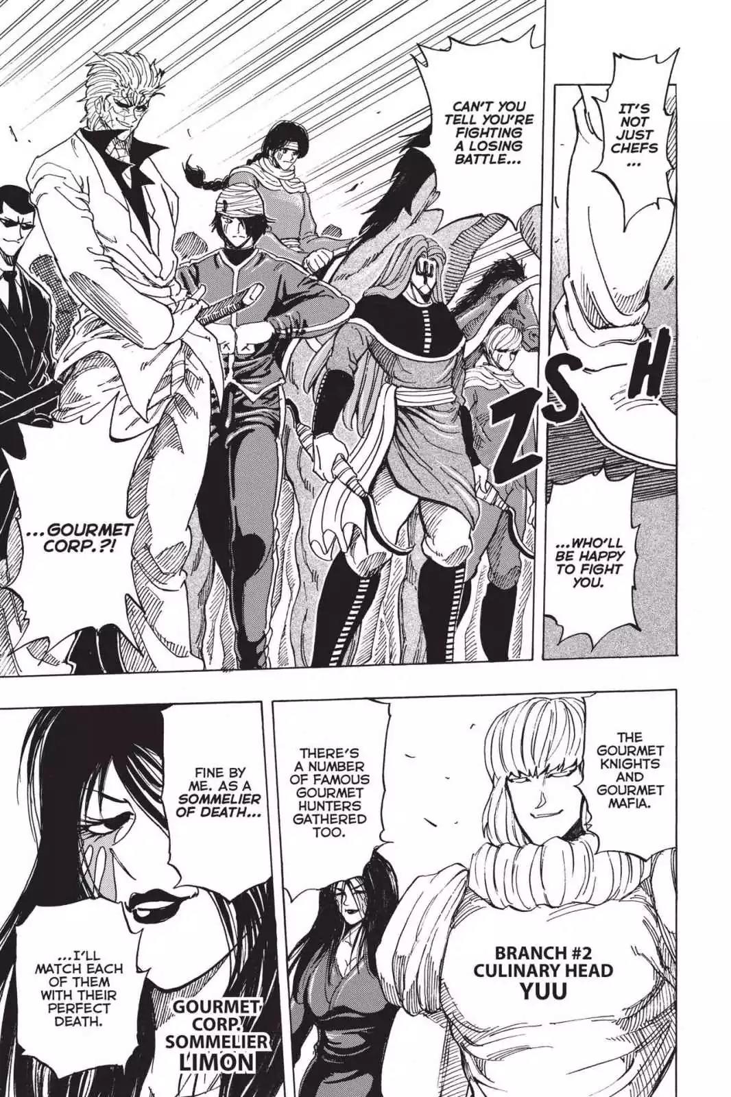 Toriko Chapter 221 page 17 - Chapter 221: Vol.25 Gourmet 221: IGO vs. Gourmet Corp.!!
