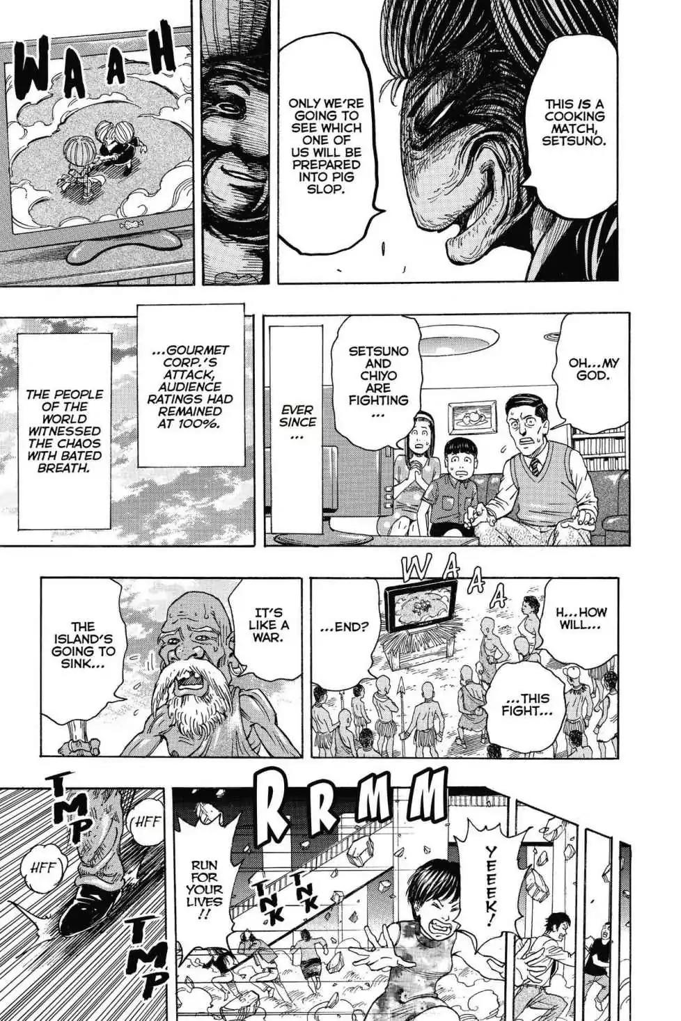 Toriko Chapter 222 page 11 - Chapter 222: Vol.25 Gourmet 222: Vile Trump Card!!