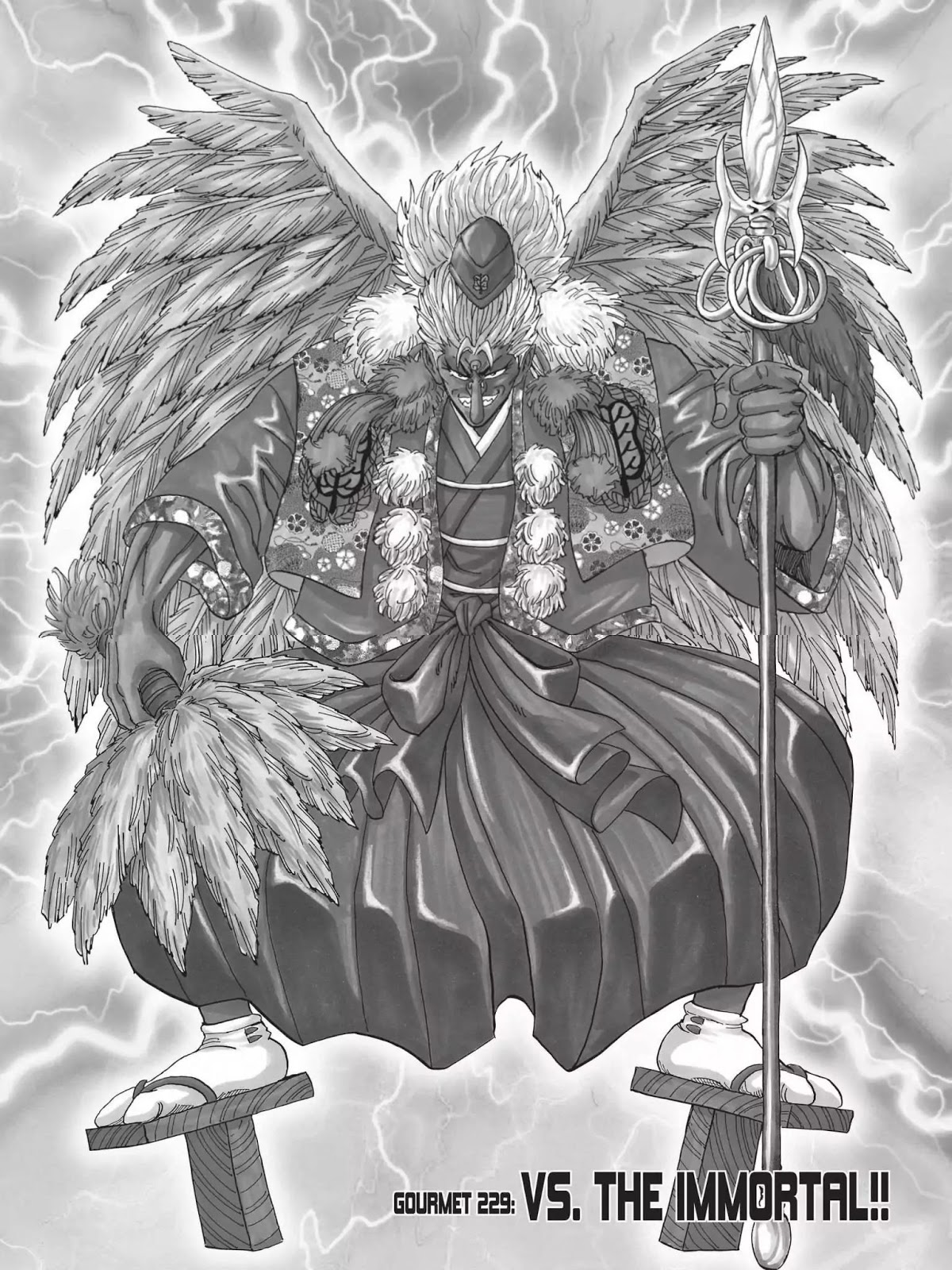 Toriko Chapter 229 page 1 - Chapter 229: Vol.26 Gourmet 229: Vs. the Immortal!!