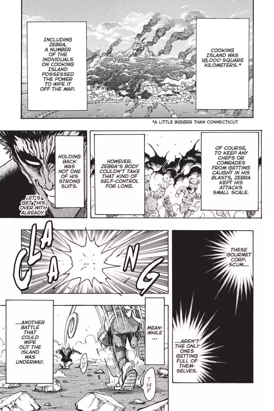Toriko Chapter 231 page 13 - Chapter 231: Vol.26 Gourmet 231: Zebra Fights Back!!