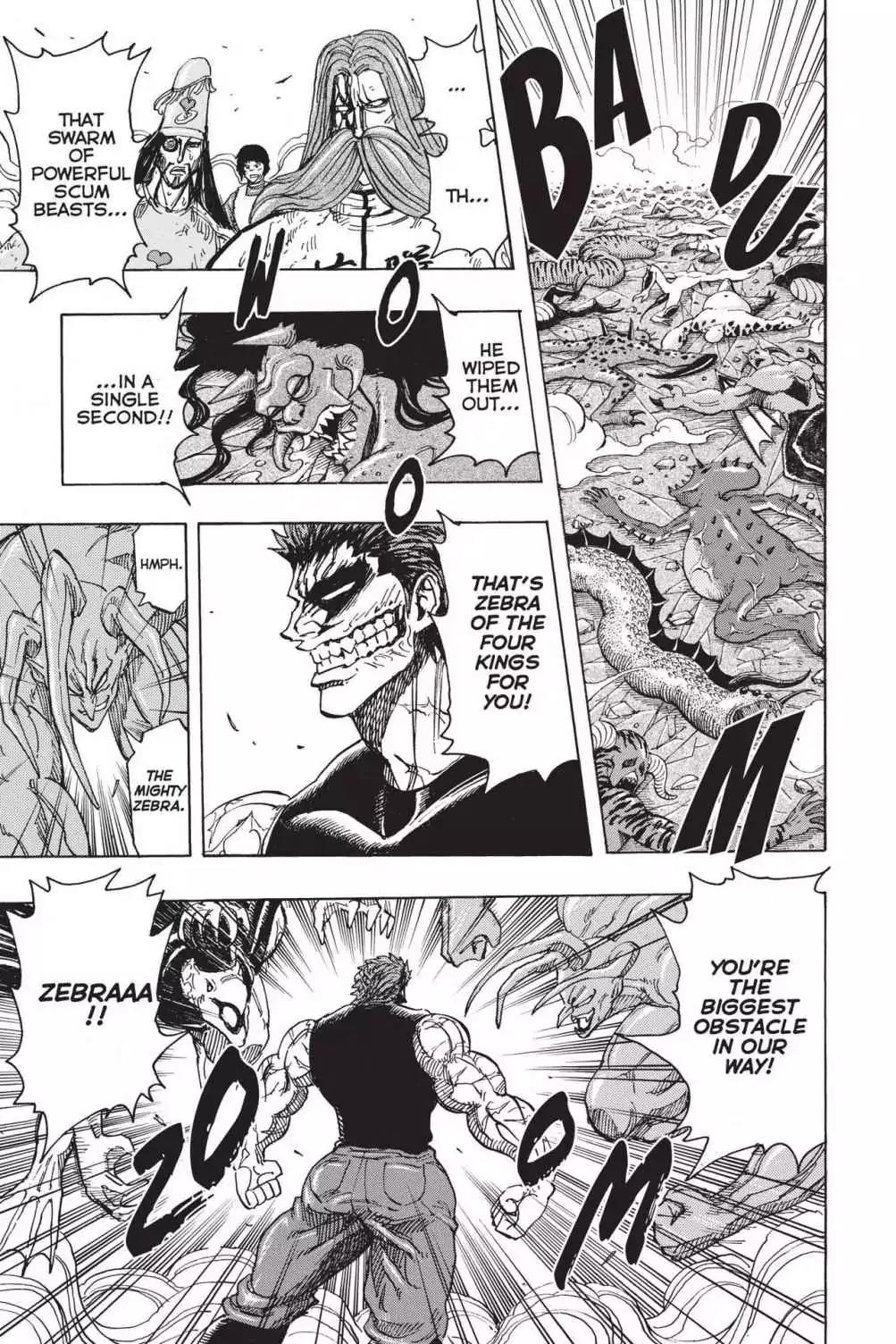 Toriko Chapter 231 page 3 - Chapter 231: Vol.26 Gourmet 231: Zebra Fights Back!!
