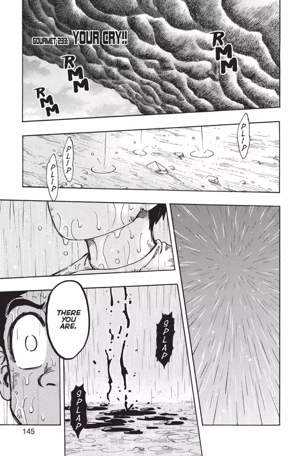 Toriko Chapter 233 page 1 - Chapter 233: Vol.26 Gourmet 233: Your Cry!!