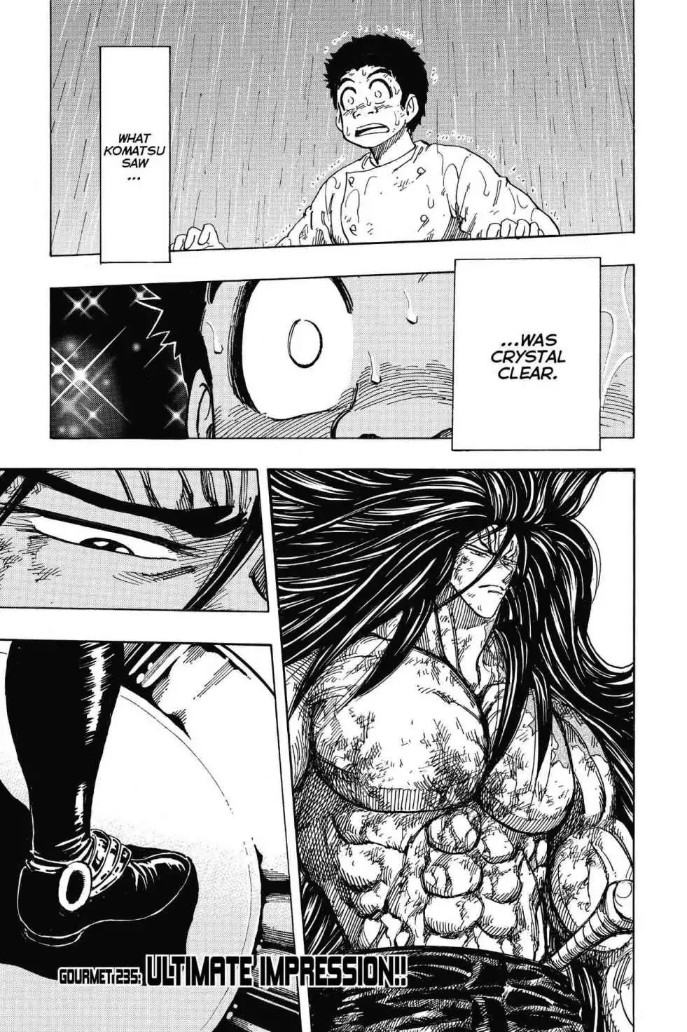 Toriko Chapter 235 page 7 - Chapter 235: Vol.27 Gourmet 235: Ultimate Impression!!