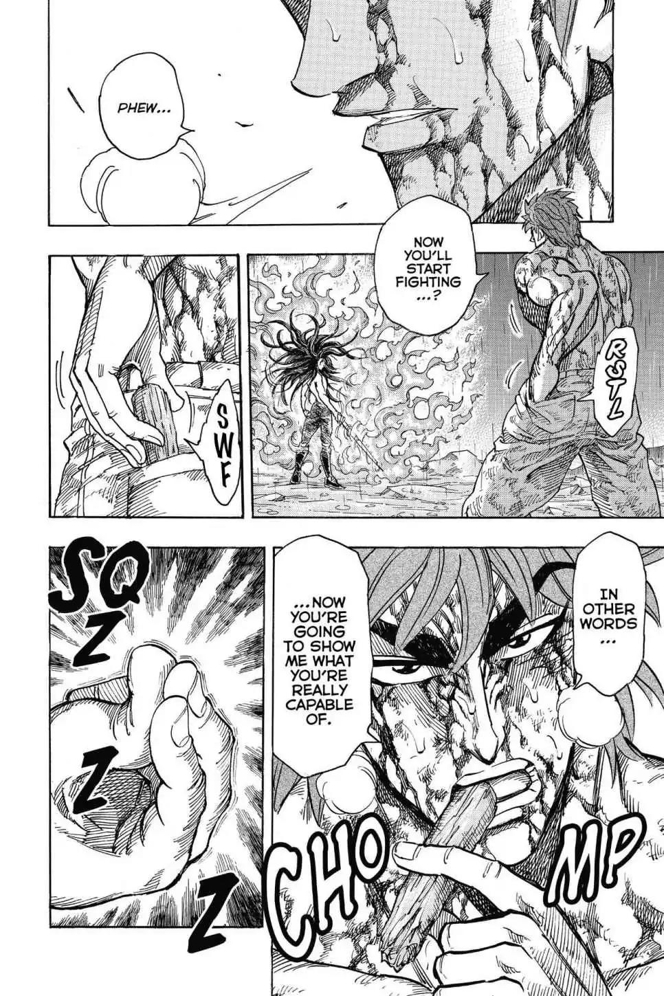 Toriko Chapter 237 page 4 - Chapter 237: Vol.27 Gourmet 237: Burning Battle!!