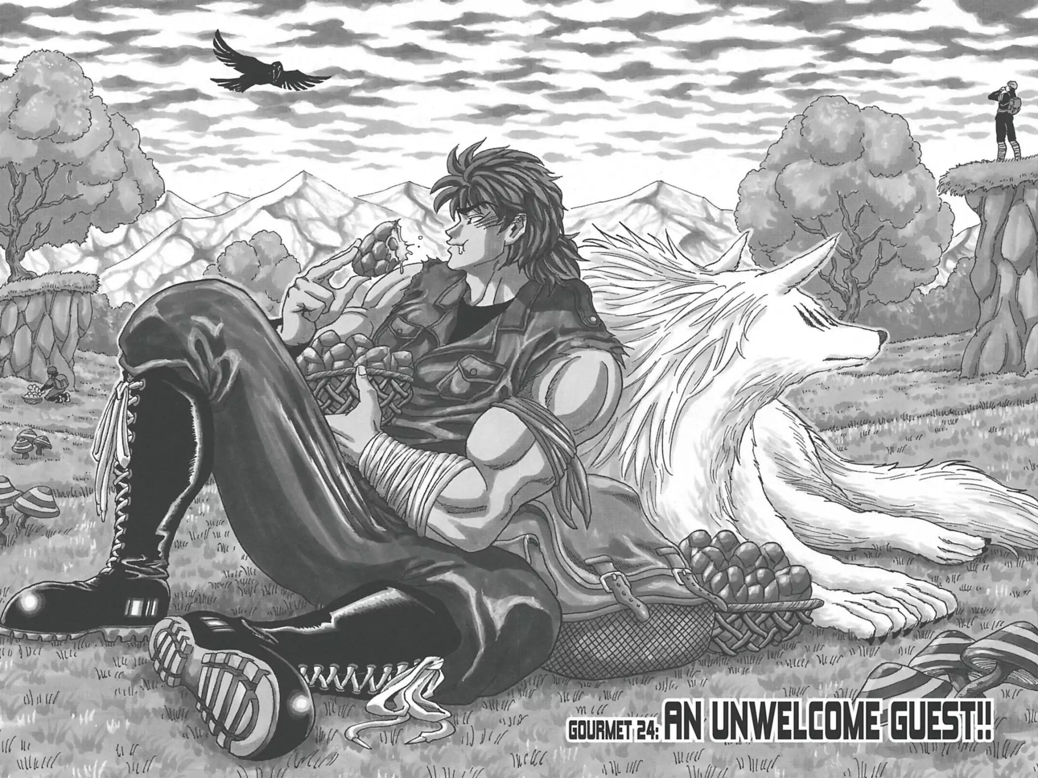 Toriko Chapter 24 page 1 - Chapter 24: Vol.3 Gourmet 24: An Unwelcome Guest!!
