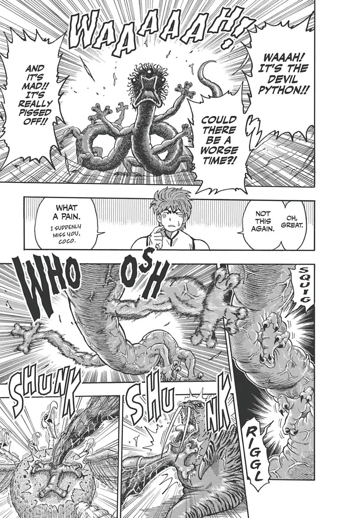Toriko Chapter 24 page 11 - Chapter 24: Vol.3 Gourmet 24: An Unwelcome Guest!!