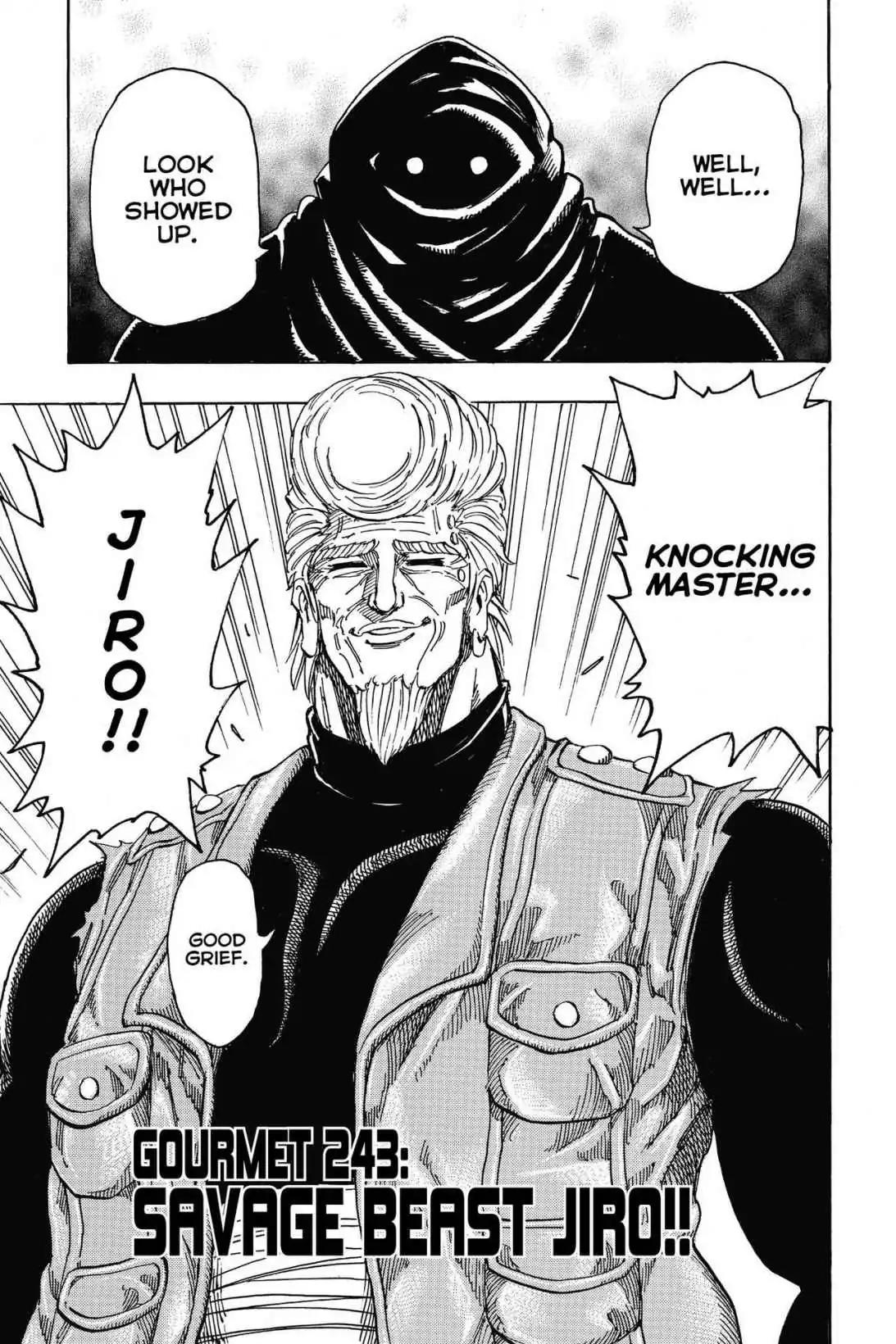 Toriko Chapter 243 page 3 - Chapter 243: Vol.27 Gourmet 243: Savage Beast Jiro!!