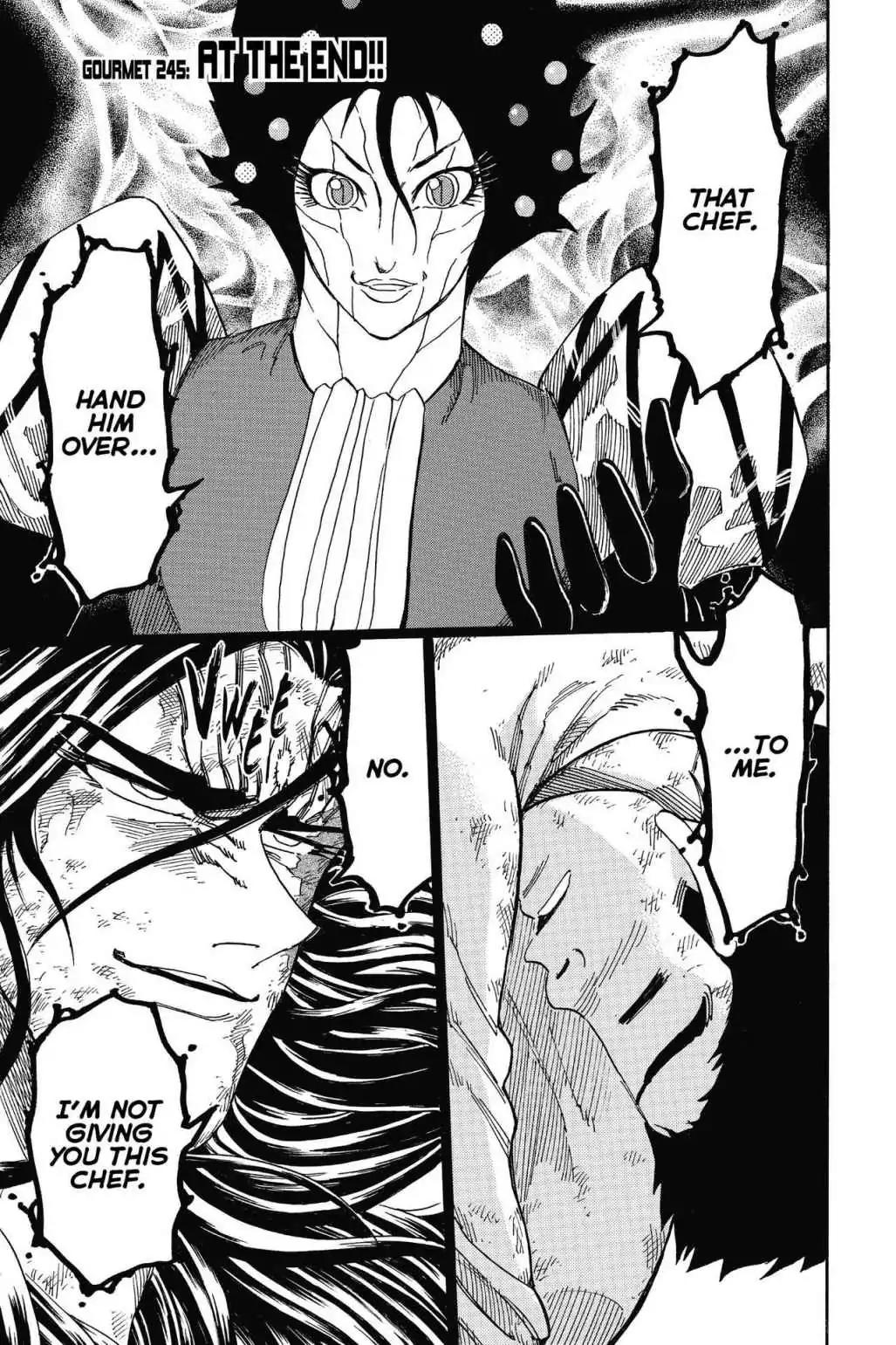 Toriko Chapter 245 page 1 - Chapter 245: Vol.28 Gourmet 245: At the End!!