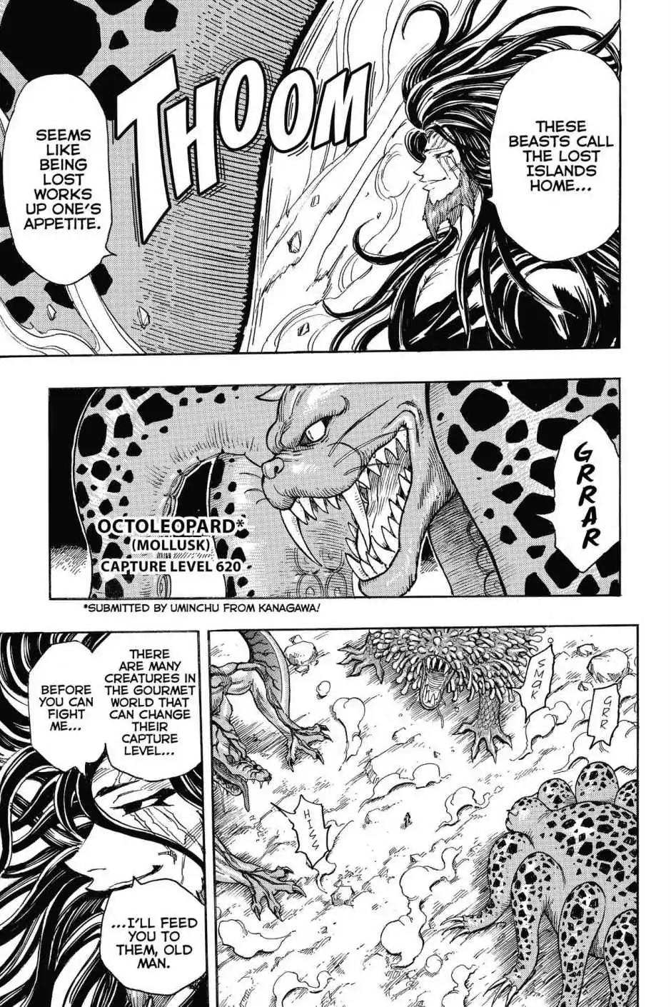 Toriko Chapter 247 page 11 - Chapter 247: Vol.28 Gourmet 247: Ichiryu and Midora Collide!!