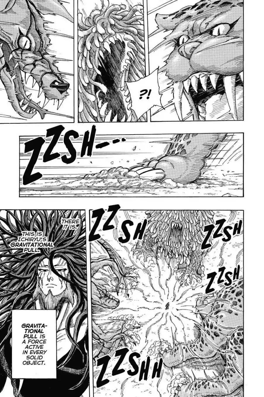 Toriko Chapter 247 page 13 - Chapter 247: Vol.28 Gourmet 247: Ichiryu and Midora Collide!!