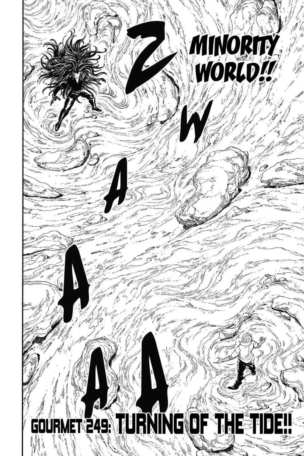 Toriko Chapter 249 page 2 - Chapter 249: Vol.28 Gourmet 249: Turning of the Tide!!