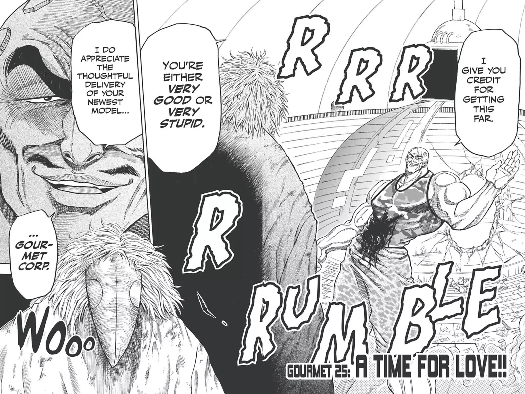 Toriko Chapter 25 page 4 - Chapter 25: Vol.3 Gourmet 25: A Time for Love!!