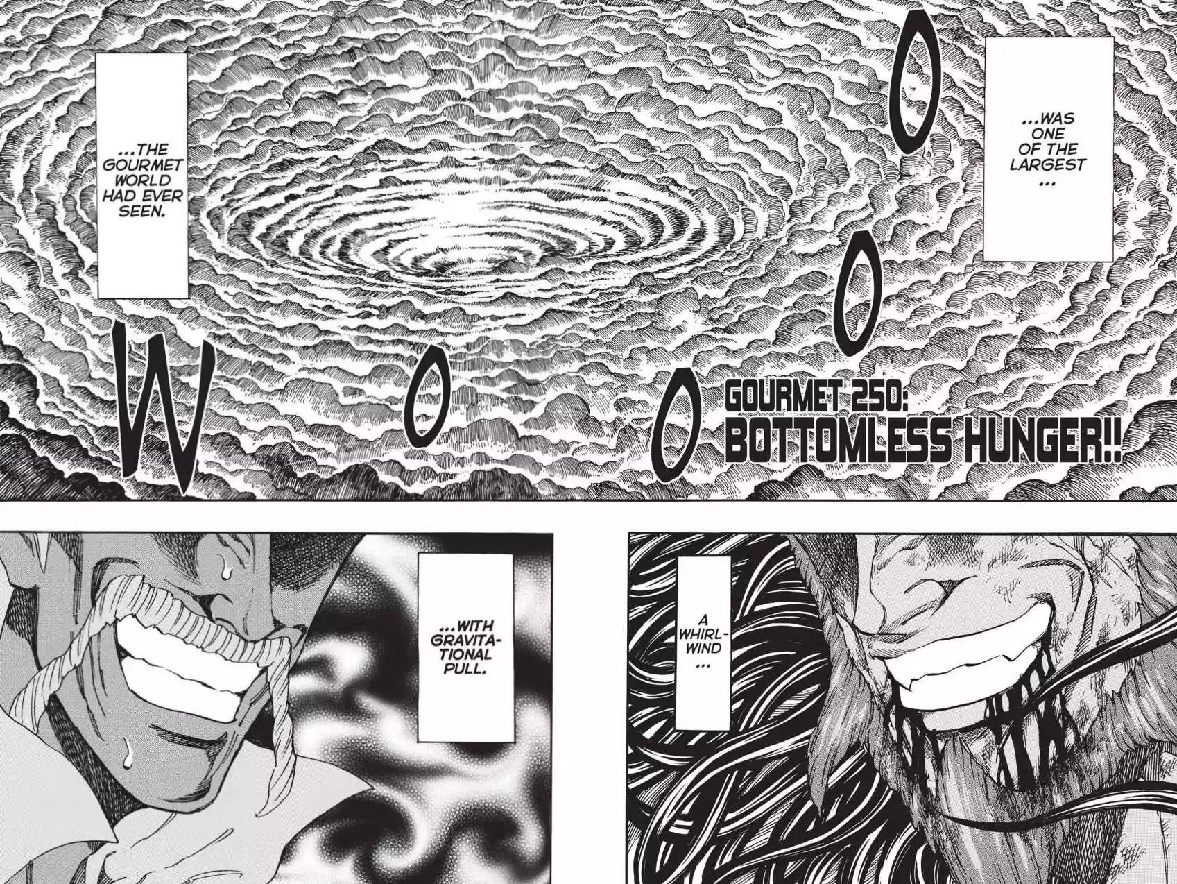 Toriko Chapter 250 page 2 - Chapter 250: Vol.28 Gourmet 250: Bottomeless Hunger!!
