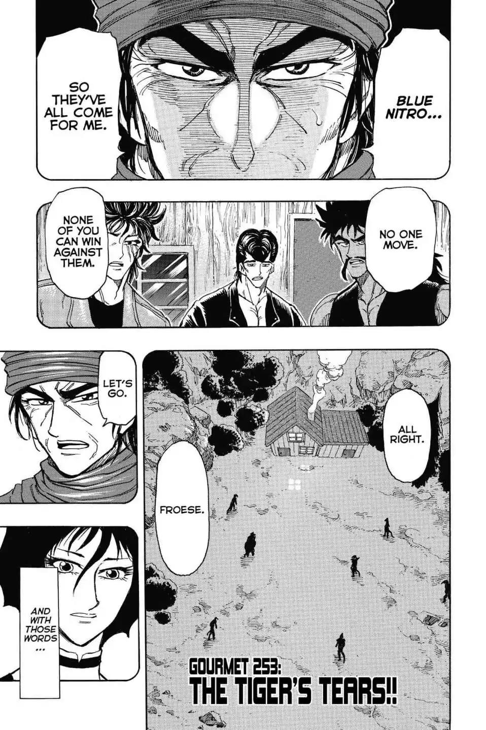 Toriko Chapter 253 page 1 - Chapter 253: Vol.28 Gourmet 253: The Tiger's Tears!!