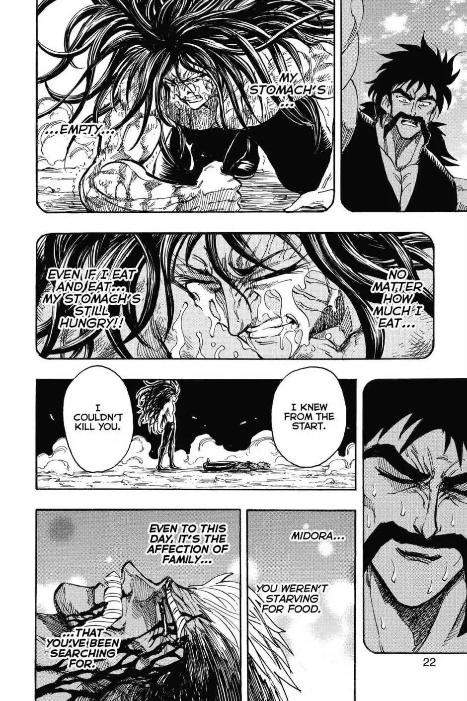 Toriko Chapter 254 page 22 - Chapter 254: Vol.29 Gourmet 254: End of Sadness!!