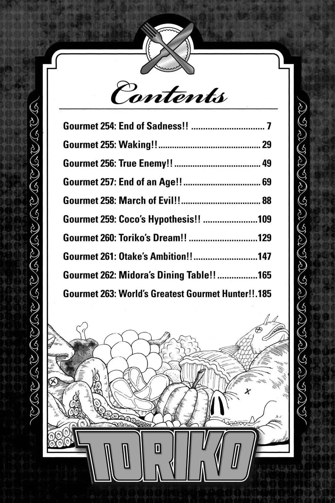 Toriko Chapter 254 page 6 - Chapter 254: Vol.29 Gourmet 254: End of Sadness!!