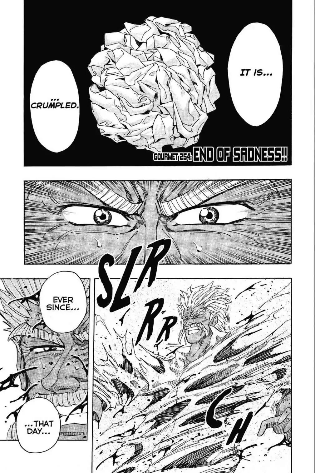 Toriko Chapter 254 page 7 - Chapter 254: Vol.29 Gourmet 254: End of Sadness!!