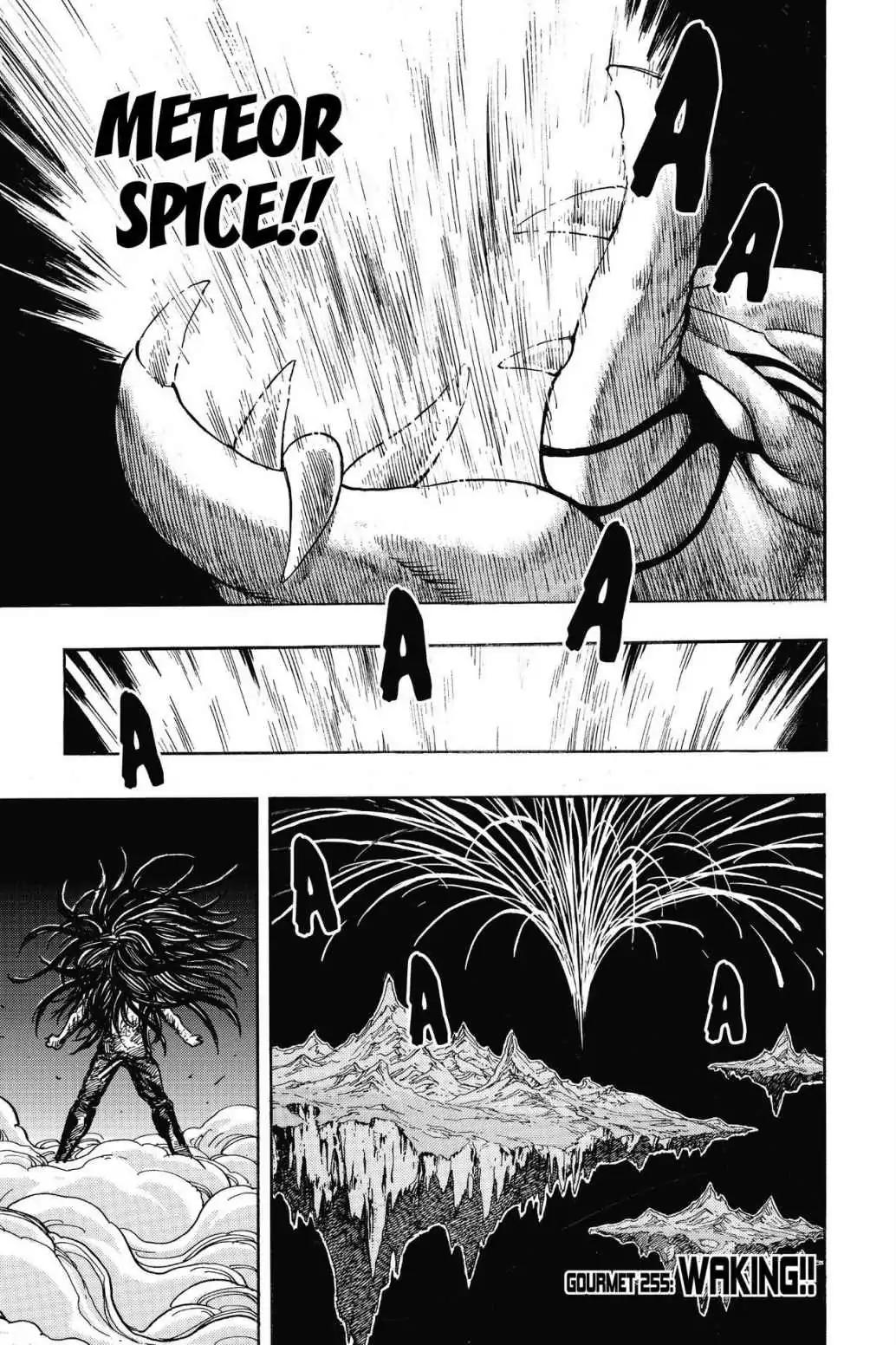 Toriko Chapter 255 page 1 - Chapter 255: Vol.29 Gourmet 255: Waking!!