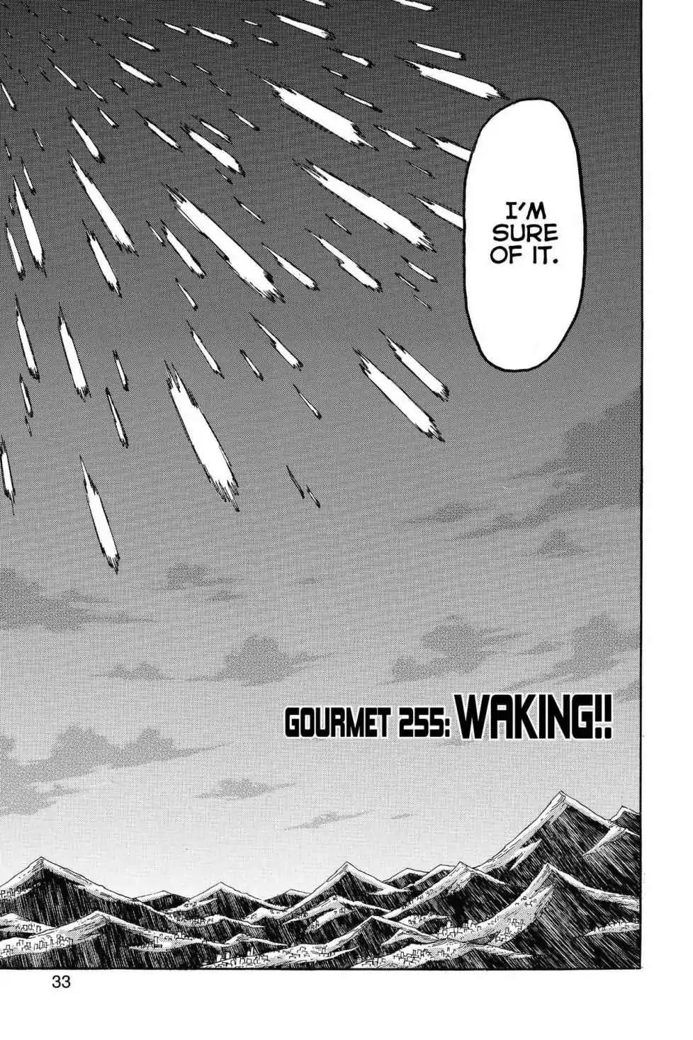 Toriko Chapter 255 page 5 - Chapter 255: Vol.29 Gourmet 255: Waking!!