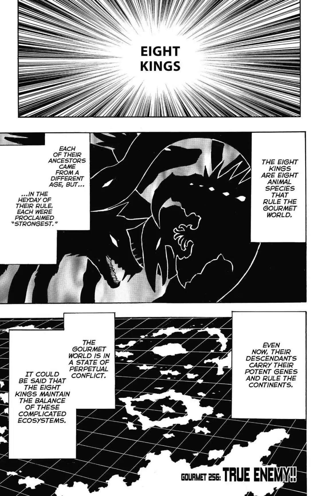 Toriko Chapter 256 page 1 - Chapter 256: Vol.29 Gourmet 256: True Enemy!!