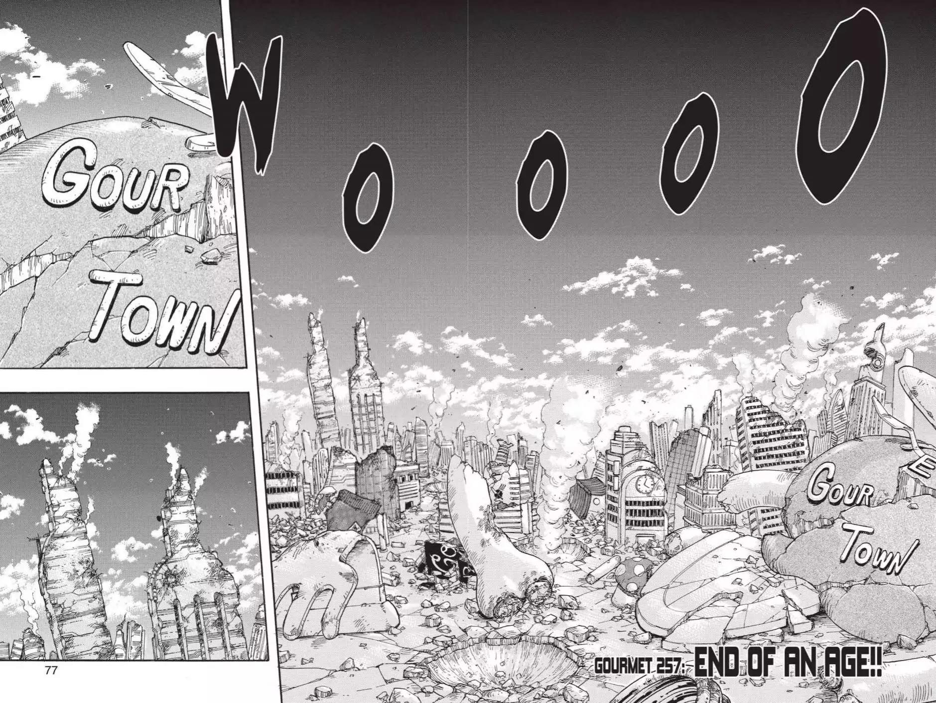 Toriko Chapter 257 page 8 - Chapter 257: Vol.29 Gourmet 257: End of an Age!!