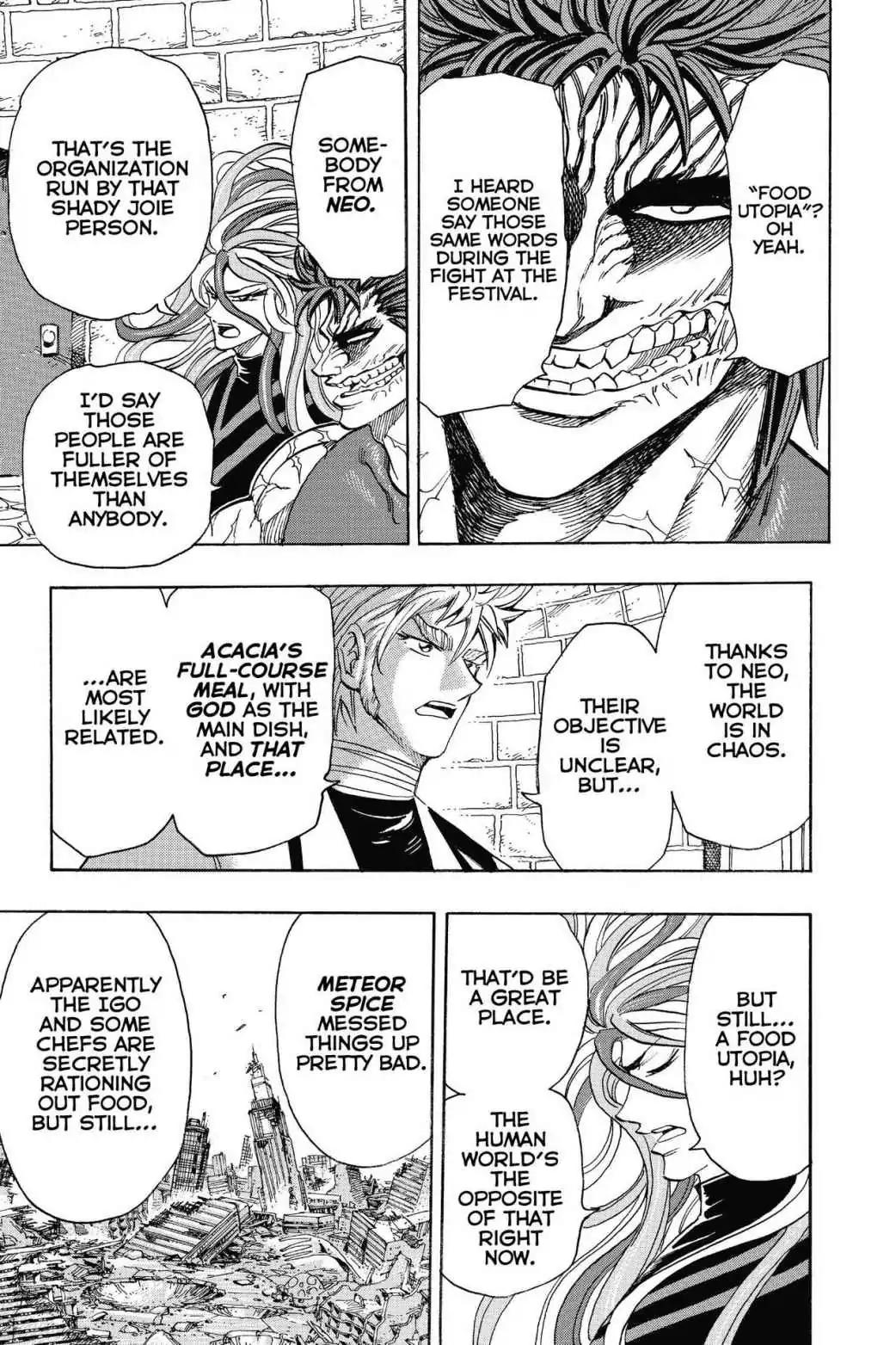 Toriko Chapter 259 page 13 - Chapter 259: Vol.29 Gourmet 259: Coco's Hypothesis!!