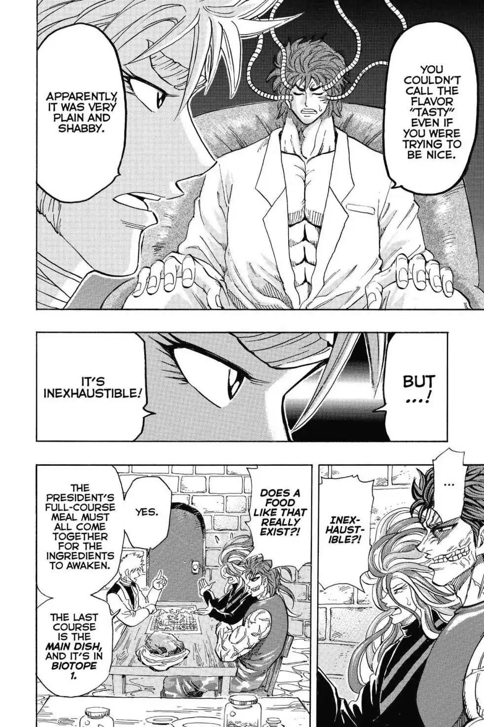 Toriko Chapter 259 page 16 - Chapter 259: Vol.29 Gourmet 259: Coco's Hypothesis!!