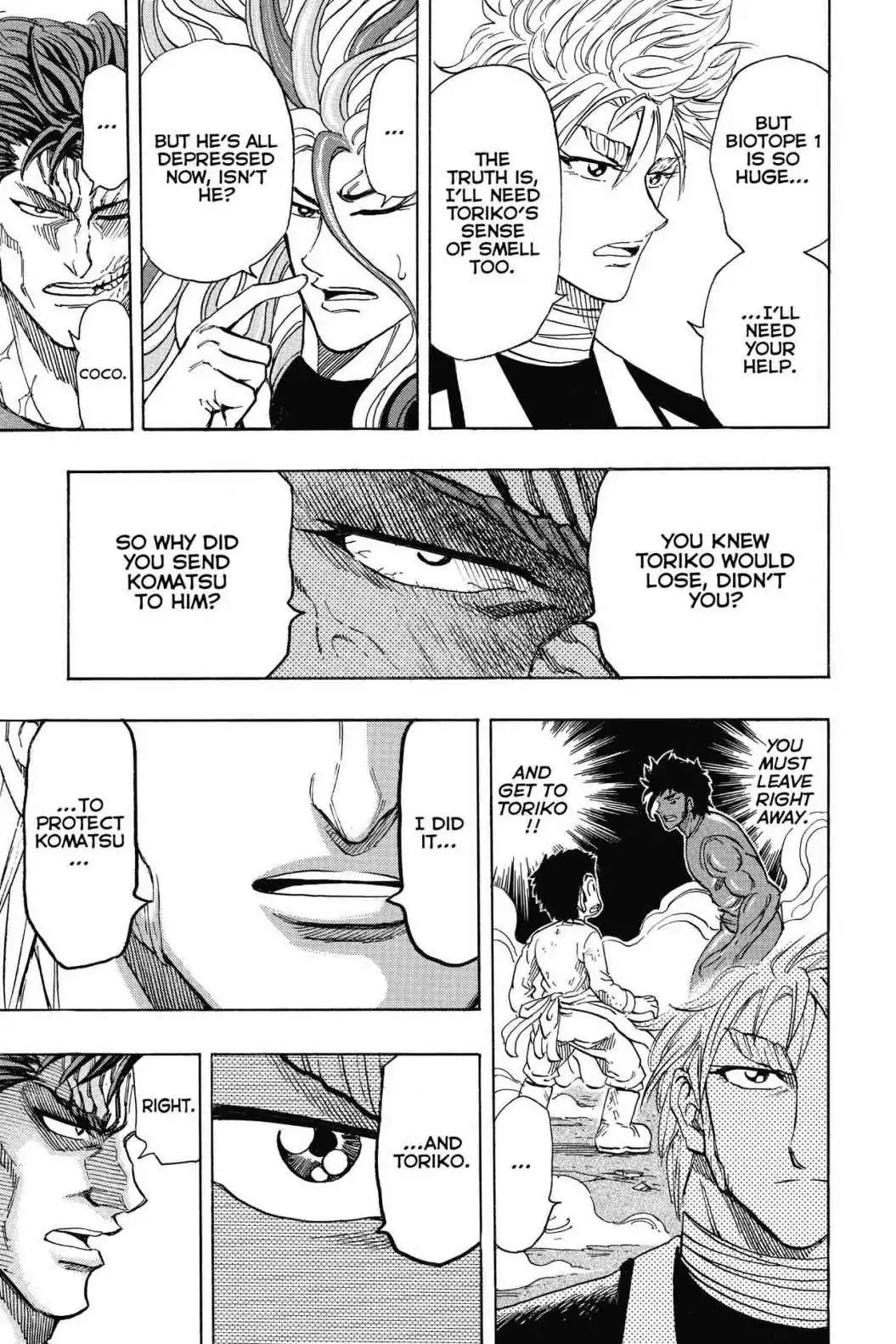 Toriko Chapter 259 page 17 - Chapter 259: Vol.29 Gourmet 259: Coco's Hypothesis!!