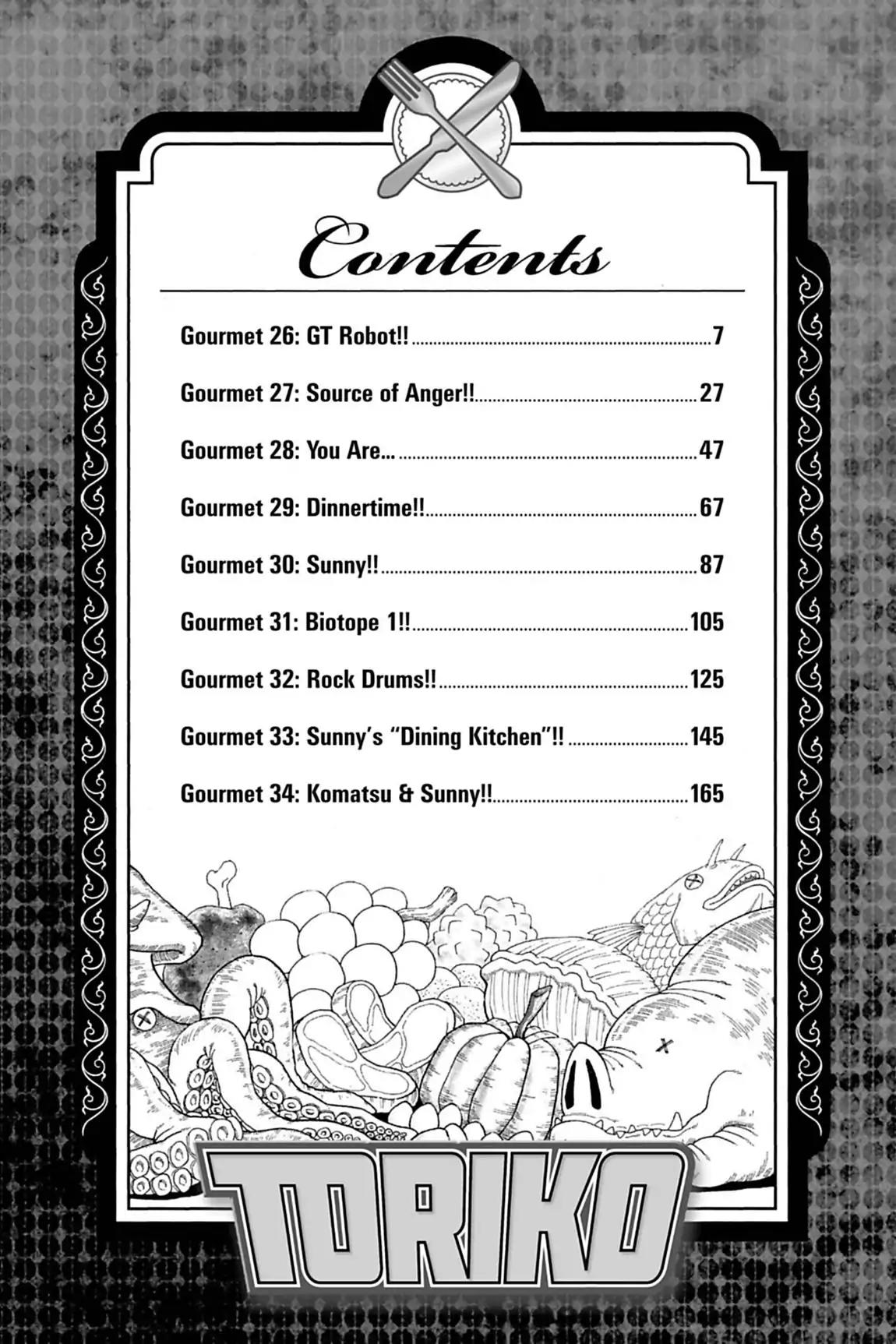 Toriko Chapter 26 page 6 - Chapter 26: Vol.4 Gourmet 26: GT Robot!!