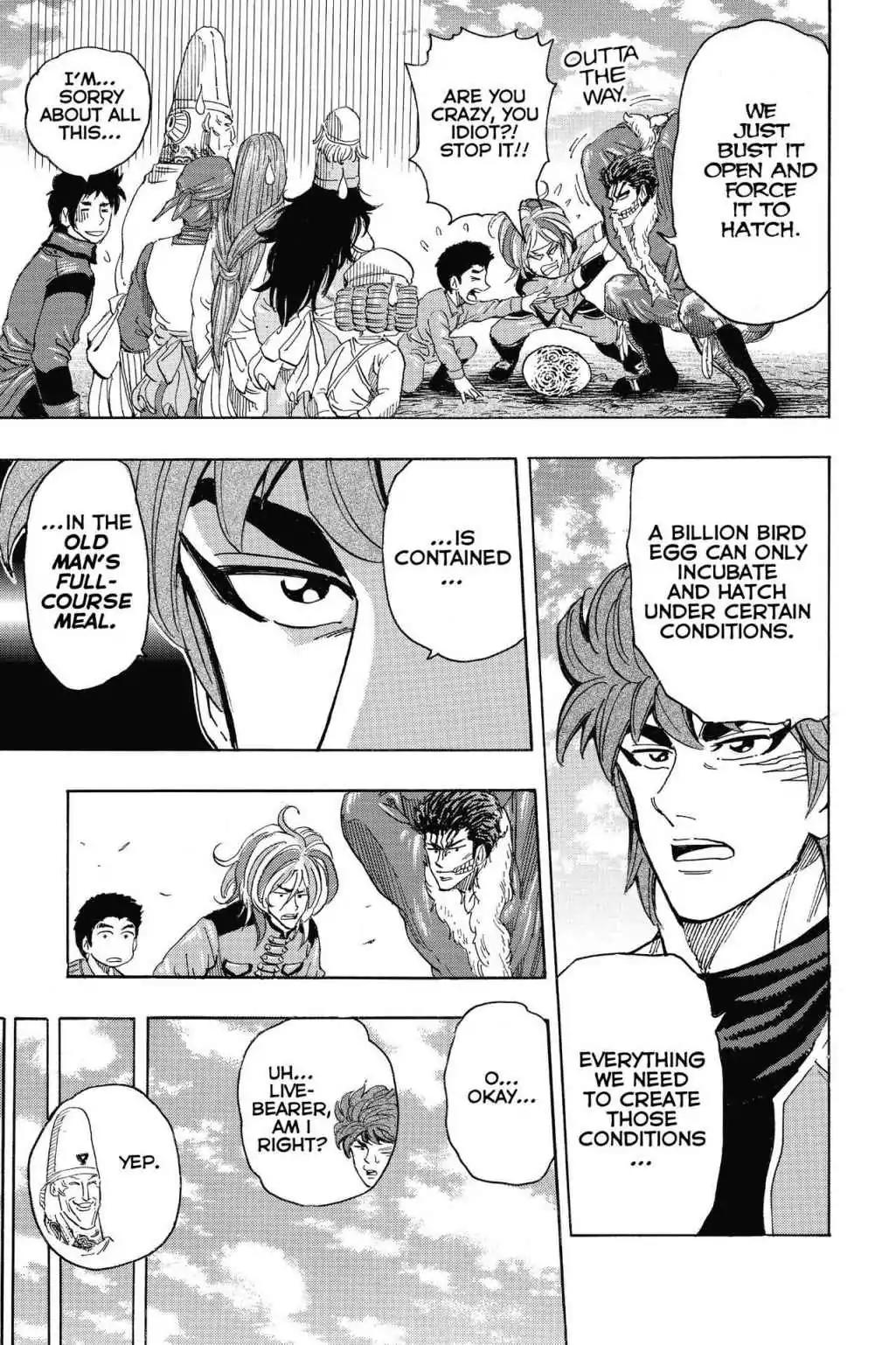 Toriko Chapter 267 page 9 - Chapter 267: Vol.30 Gourmet 267: Birth Cry of Hope!!