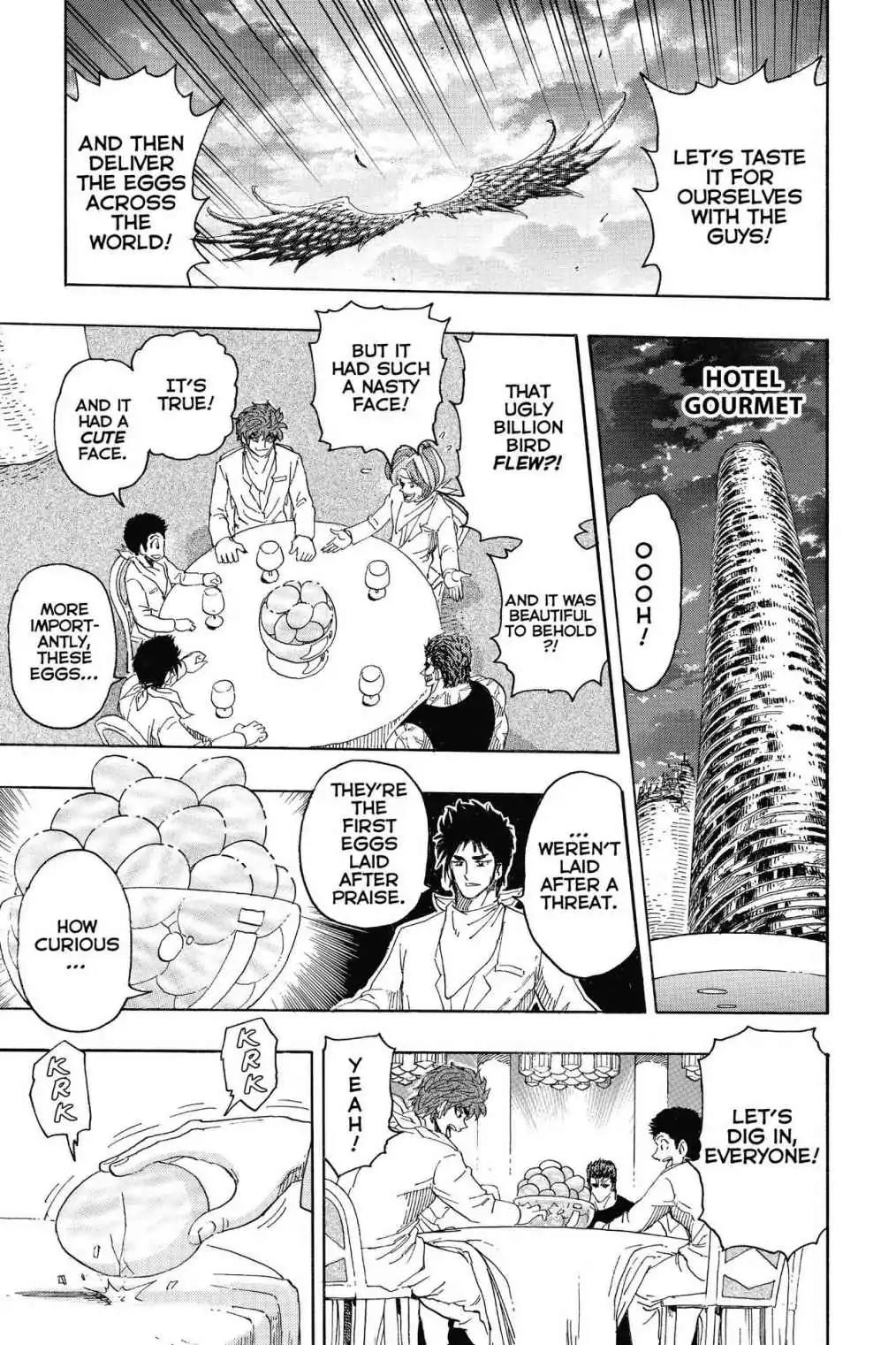 Toriko Chapter 268 page 12 - Chapter 268: Vol.30 Gourmet 268: Miracle Egg!!