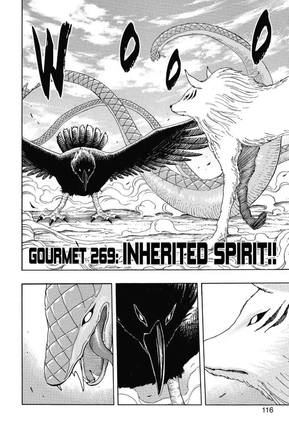 Toriko Chapter 269 page 2 - Chapter 269: Vol.30 Gourmet 269: Inherited Spirit!!