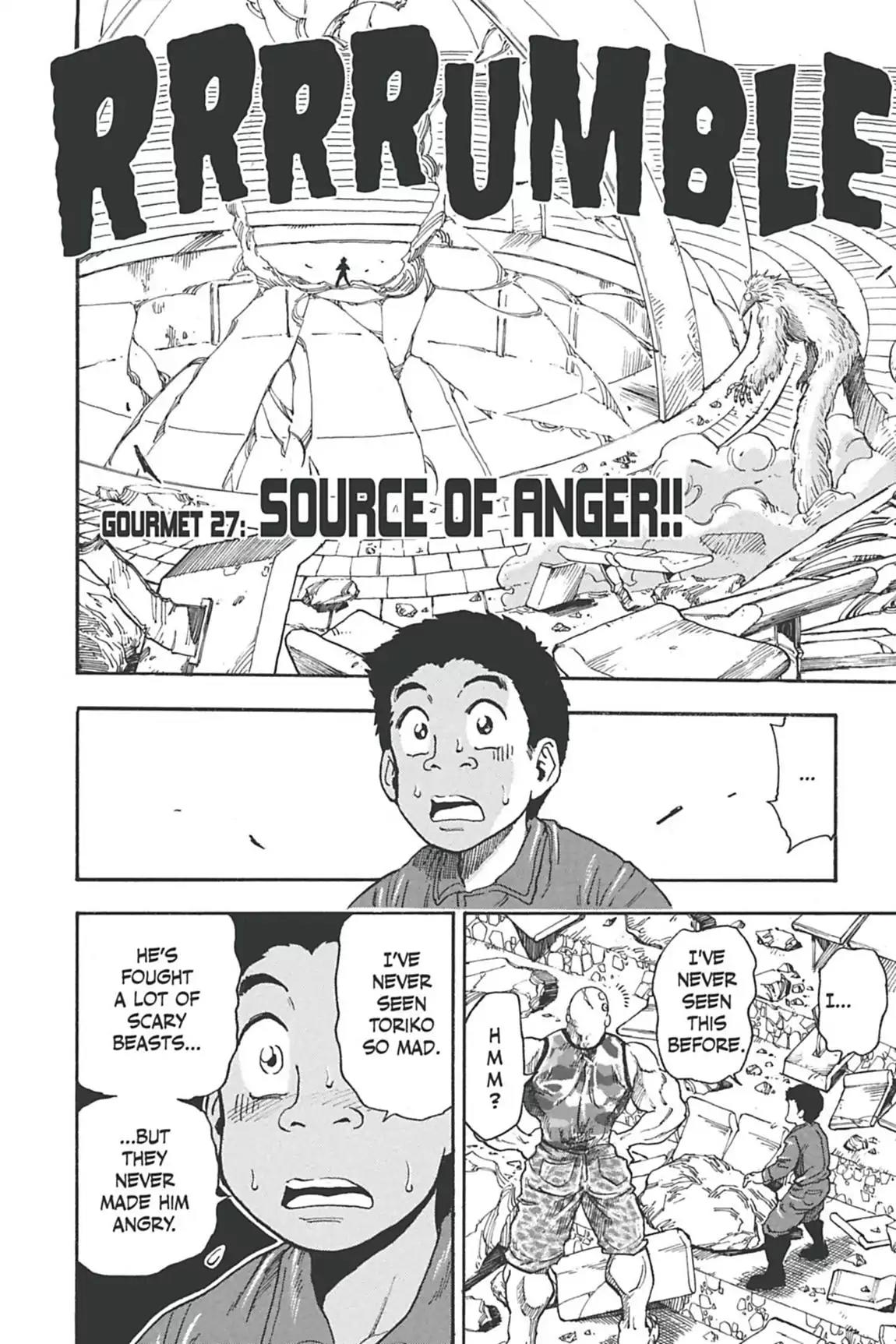 Toriko Chapter 27 page 2 - Chapter 27: Vol.4 Gourmet 27: Source of Anger!!