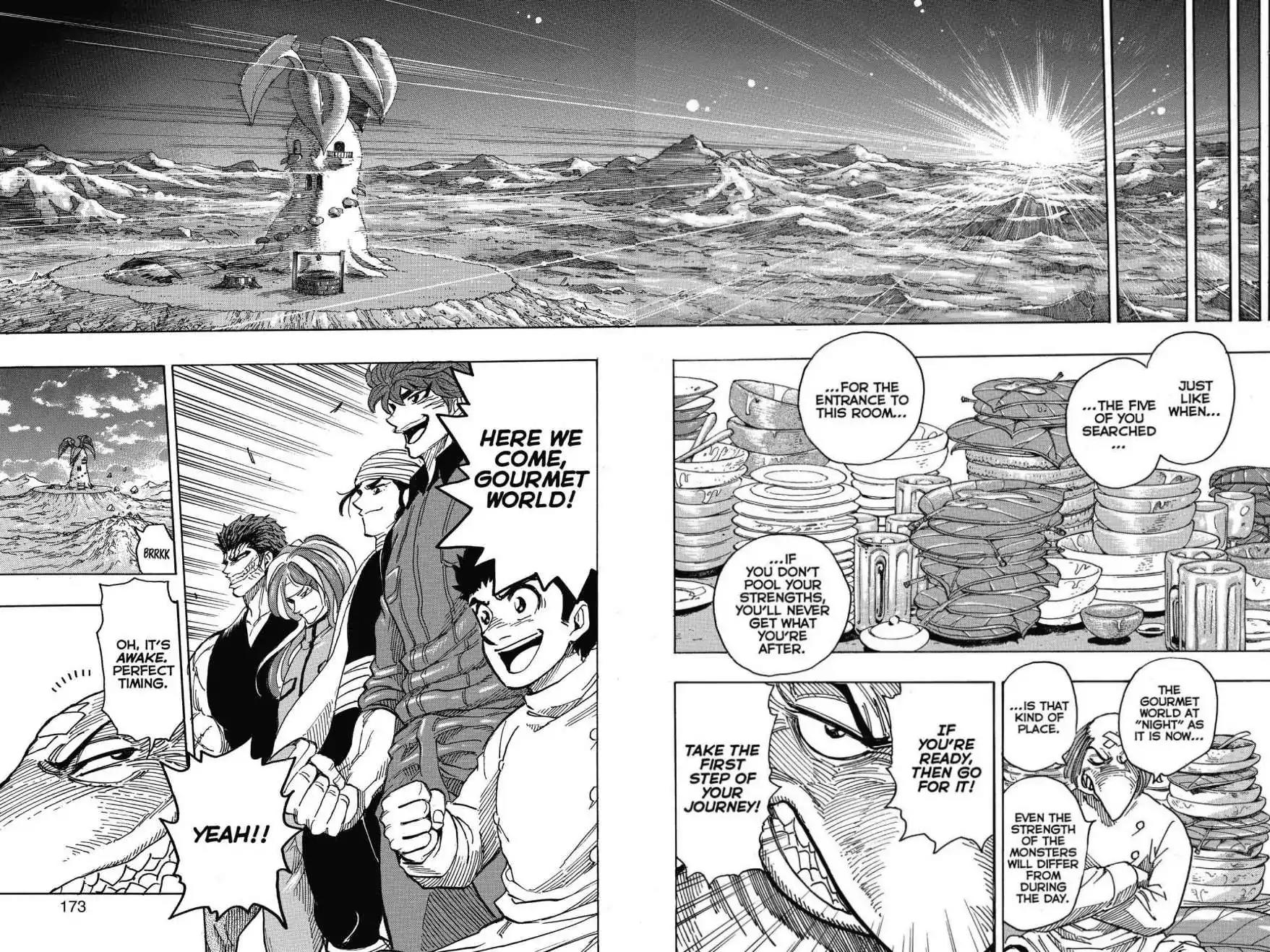Toriko Chapter 271 page 18 - Chapter 271: Vol.30 Gourmet 271: Ichiryu's Message!!