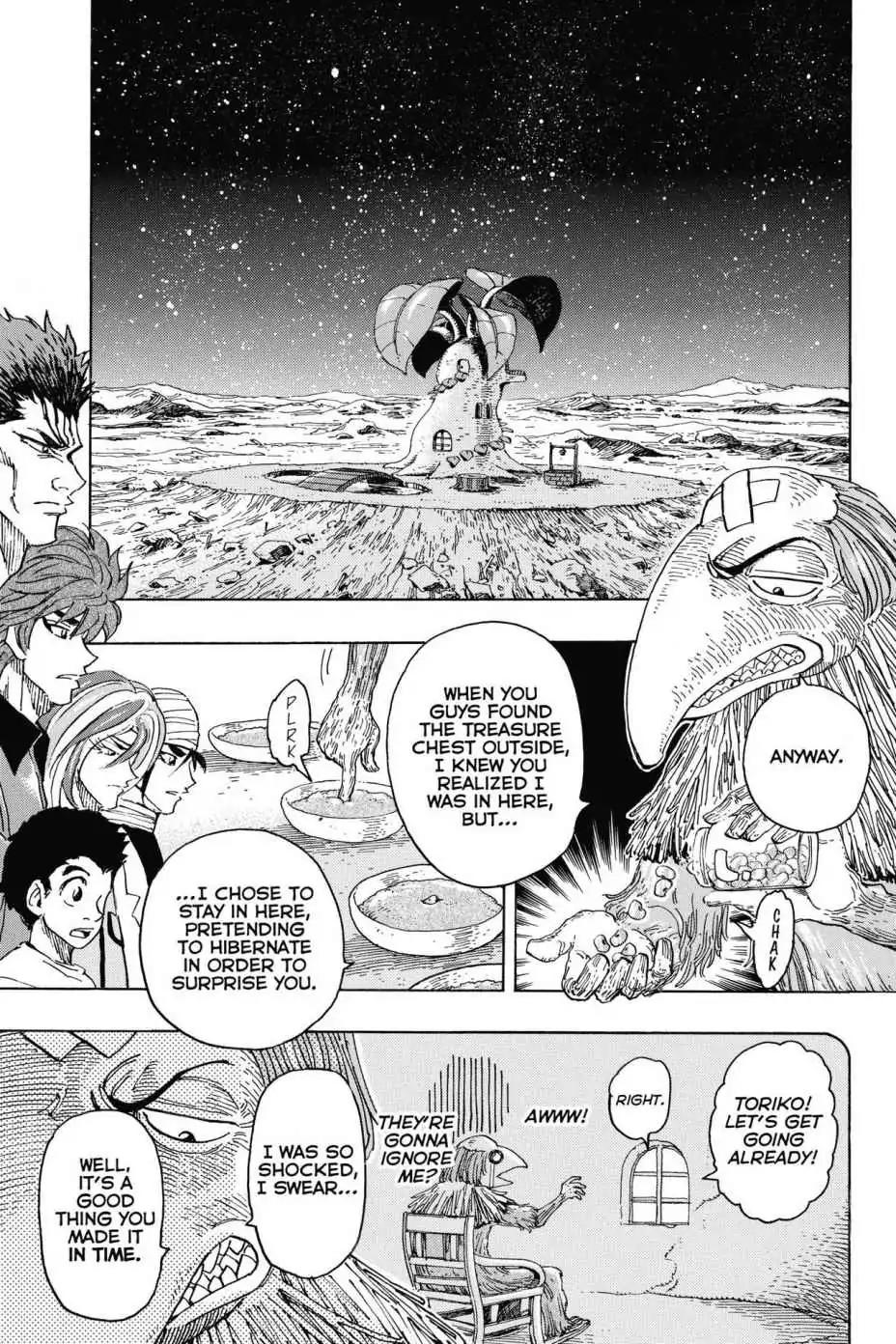 Toriko Chapter 271 page 3 - Chapter 271: Vol.30 Gourmet 271: Ichiryu's Message!!