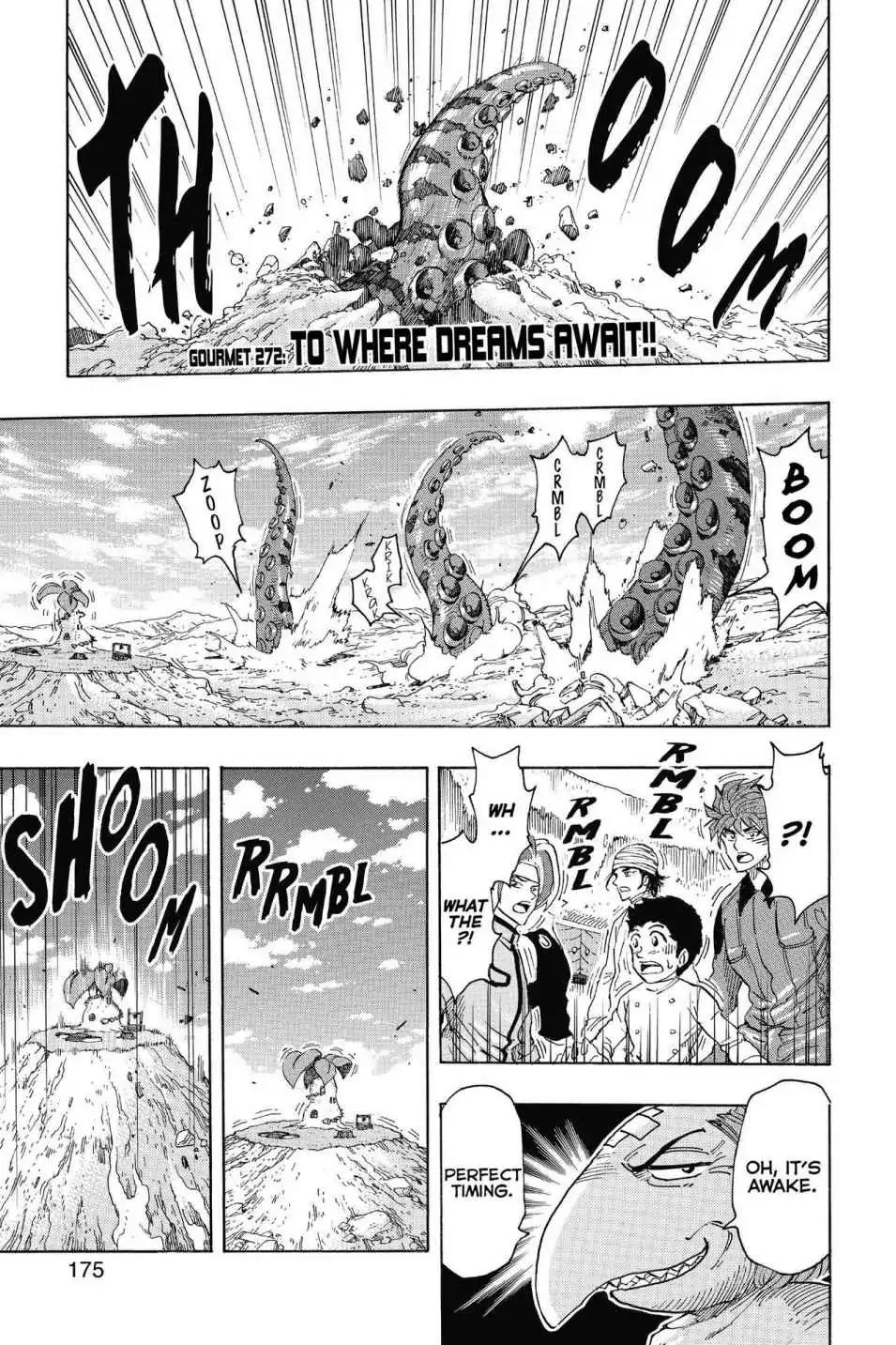 Toriko Chapter 272 page 1 - Chapter 272: Vol.30 Gourmet 272: To Where Dream Awaits!!
