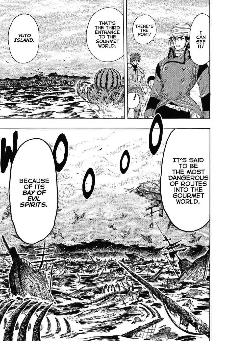 Toriko Chapter 273 page 20 - Chapter 273: Vol.31 Gourmet 273: Bay of Evil Spirits!!