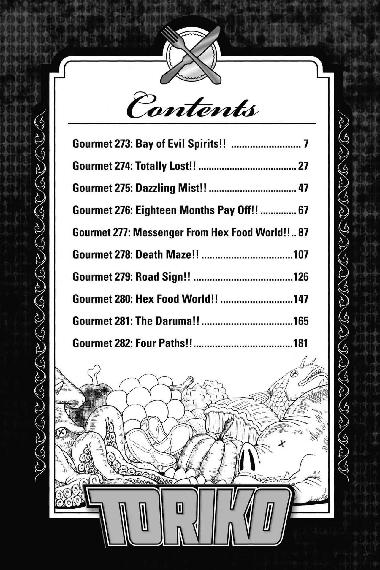 Toriko Chapter 273 page 6 - Chapter 273: Vol.31 Gourmet 273: Bay of Evil Spirits!!