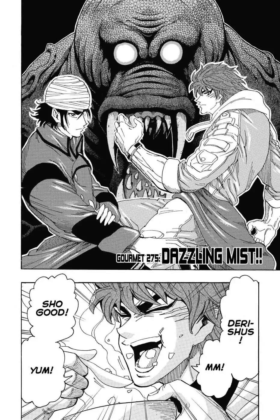 Toriko Chapter 275 page 2 - Chapter 275: Vol.31 Gourmet 275: Dazzling Mist!!
