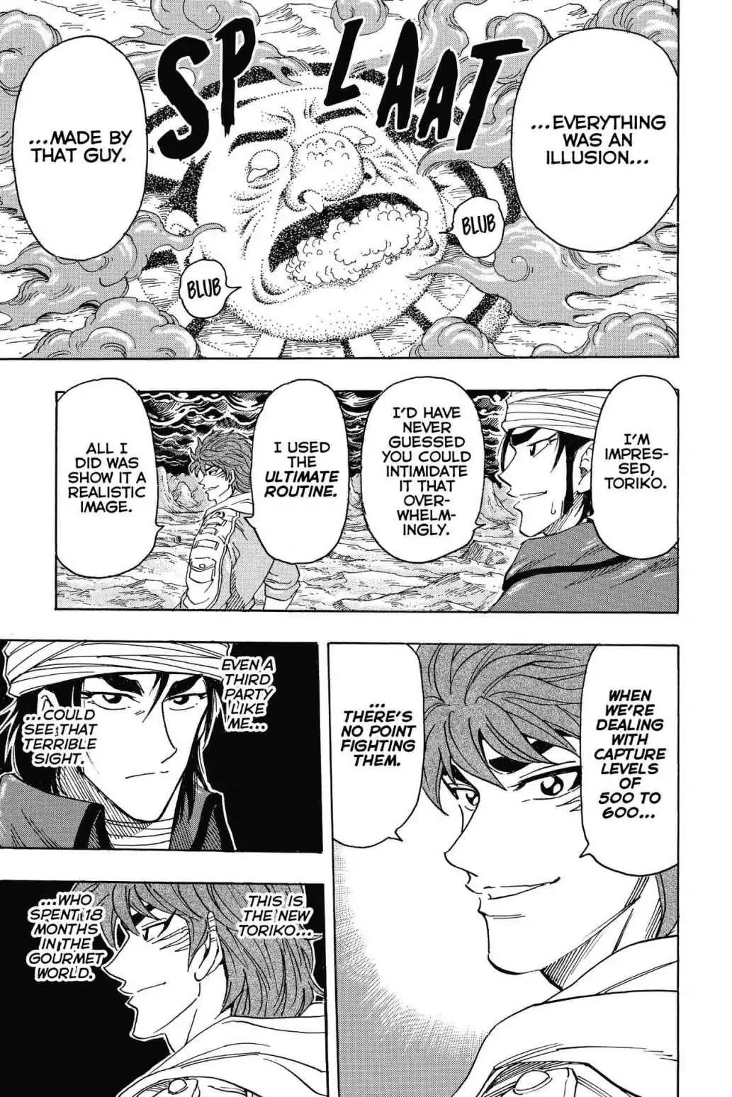 Toriko Chapter 276 page 9 - Chapter 276: Vol.31 Gourmet 276: Eighteen Months Pay Off!!