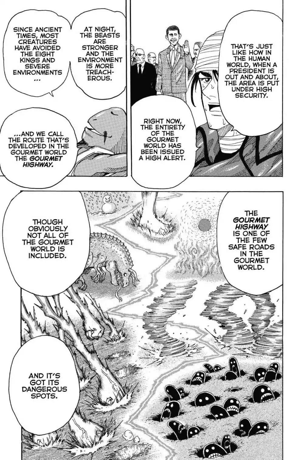 Toriko Chapter 277 page 13 - Chapter 277: Vol.31 Gourmet 277: Message From Hex Food World!!