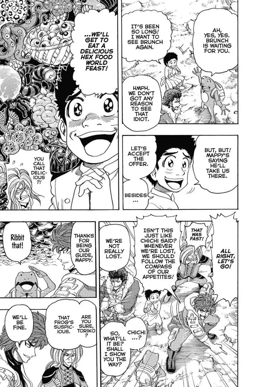 Toriko Chapter 277 page 5 - Chapter 277: Vol.31 Gourmet 277: Message From Hex Food World!!