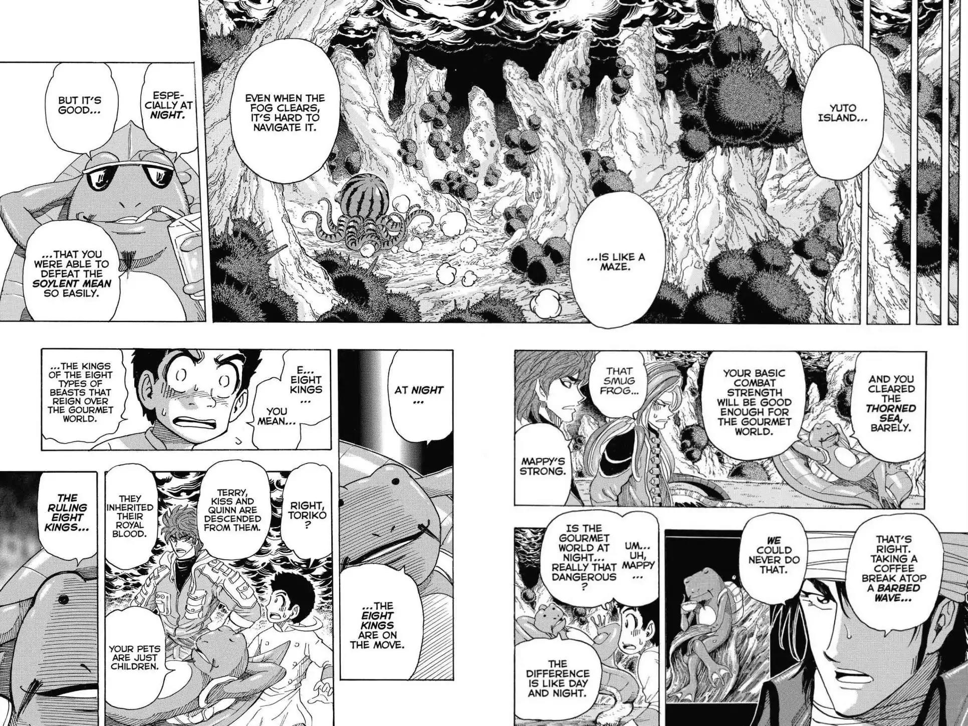 Toriko Chapter 277 page 8 - Chapter 277: Vol.31 Gourmet 277: Message From Hex Food World!!