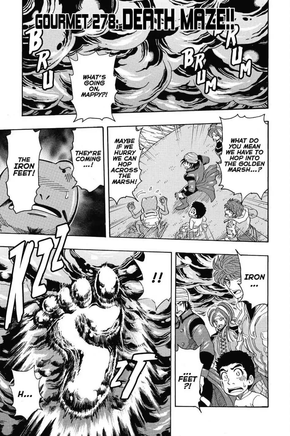 Toriko Chapter 278 page 1 - Chapter 278: Vol.31 Gourmet 278: Death Maze!!