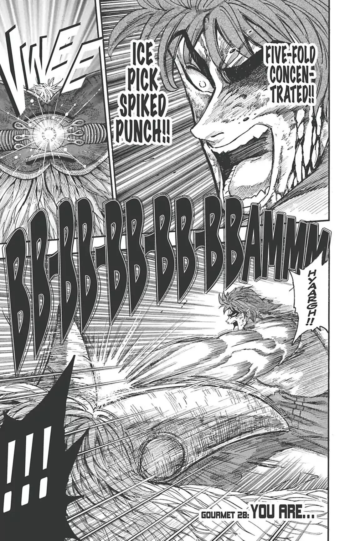 Toriko Chapter 28 page 1 - Chapter 28: Vol.4 Gourmet 28: You Are...