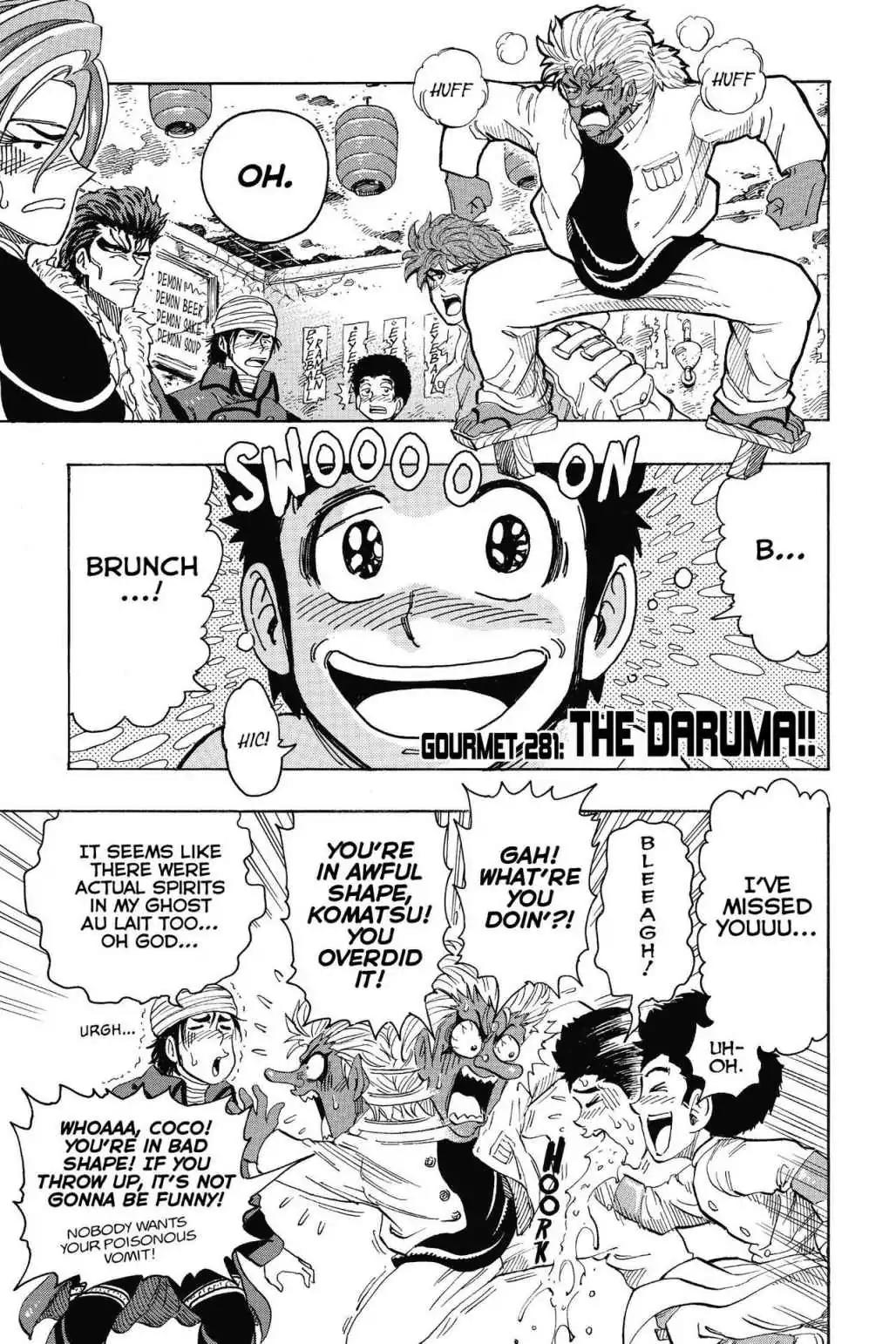 Toriko Chapter 281 page 1 - Chapter 281: Vol.31 Gourmet 281: The Daruma!!