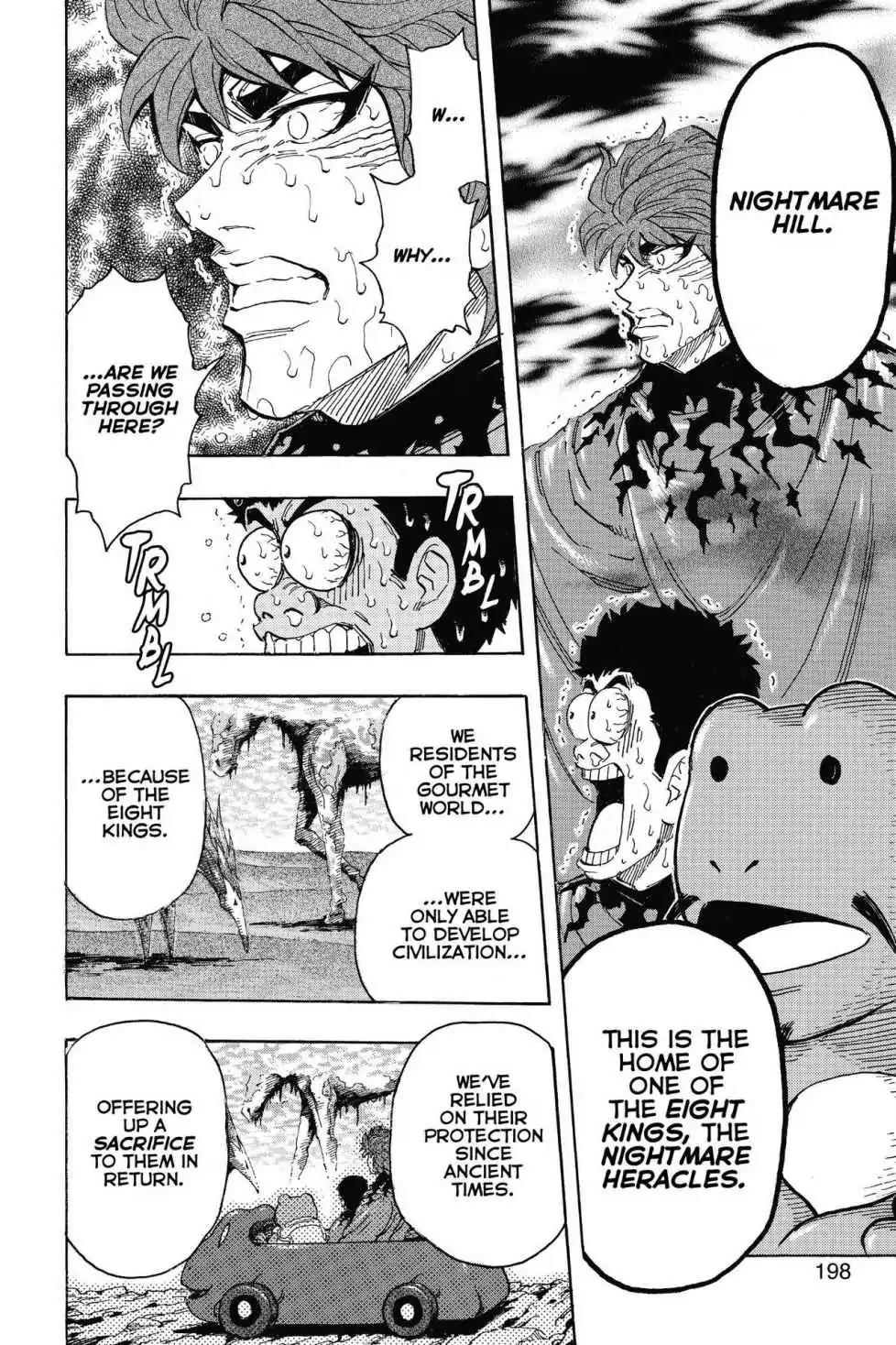 Toriko Chapter 282 page 16 - Chapter 282: Vol.31 Gourmet 282: Four Paths!!